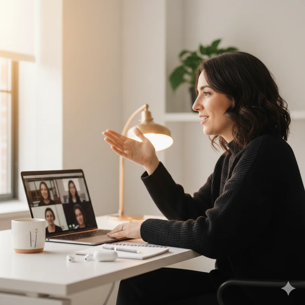 Групповая сессия в лофте — команда работает над стратегией